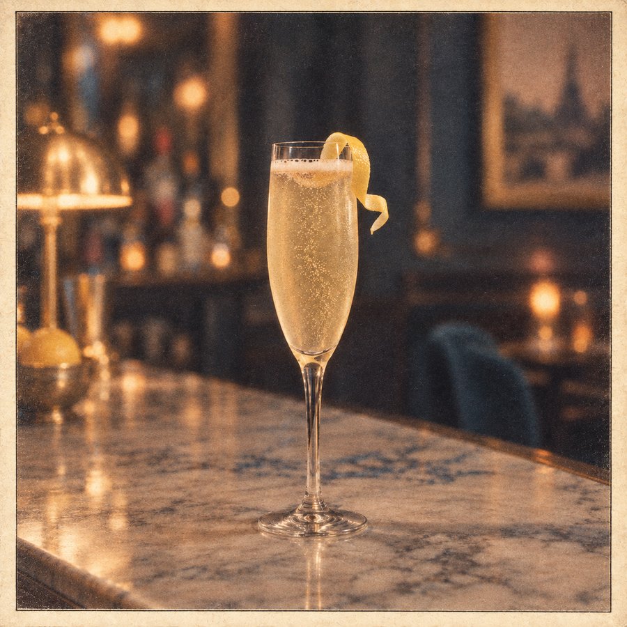 French 75 (Cognac-Variante)