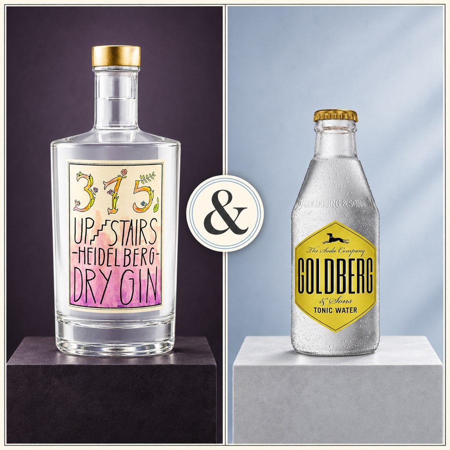 315 Upstairs Heidelberg Dry Gin & Goldberg & Sons Tonic Water (4/5)