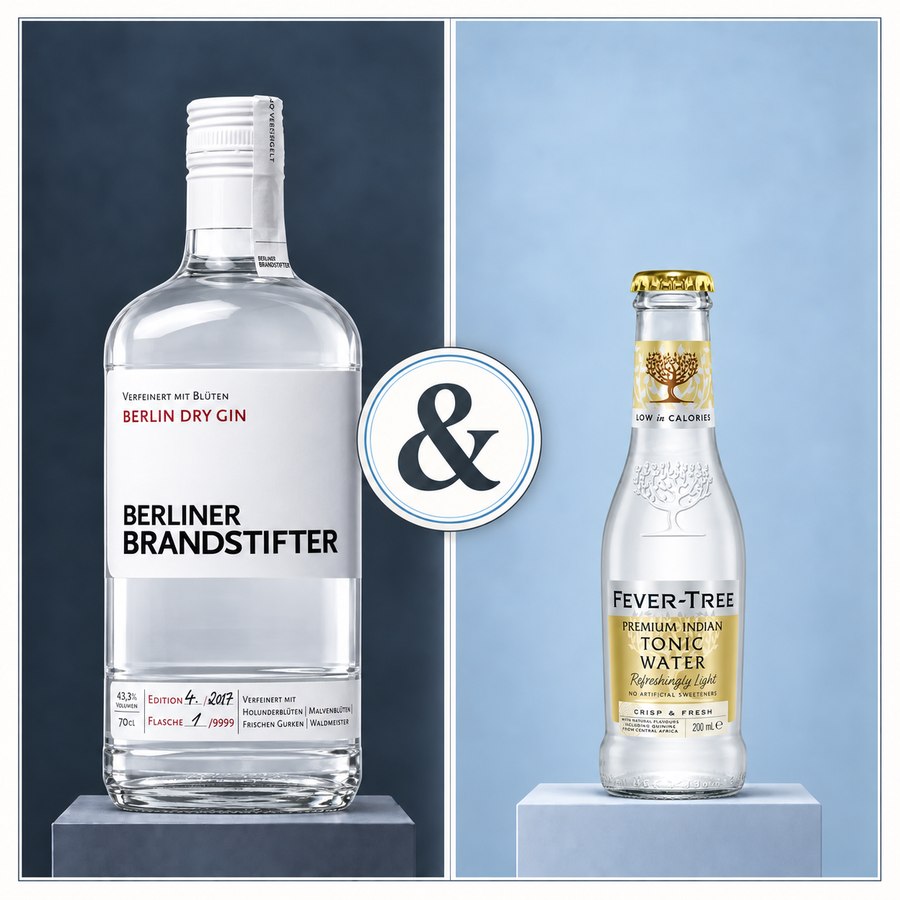 Berliner Brandstifter Gin & Fever Tree Indian Tonic (4/5)