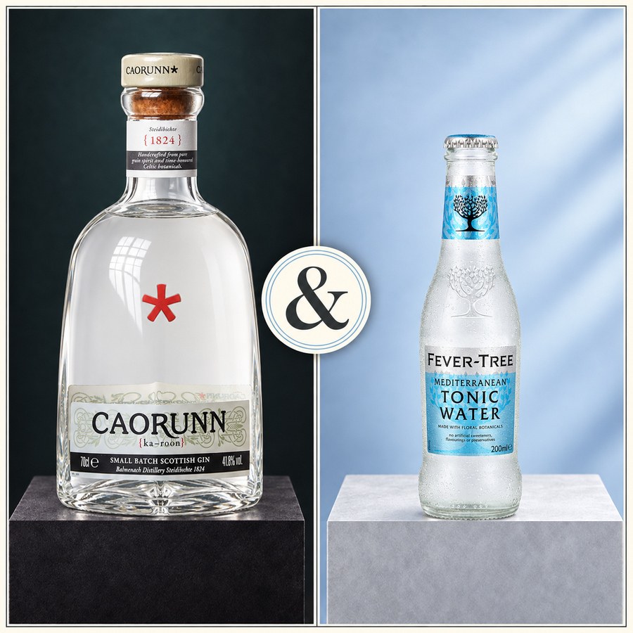 Caorunn Gin & Fever-Tree Mediterranean Tonic Water (3/5)