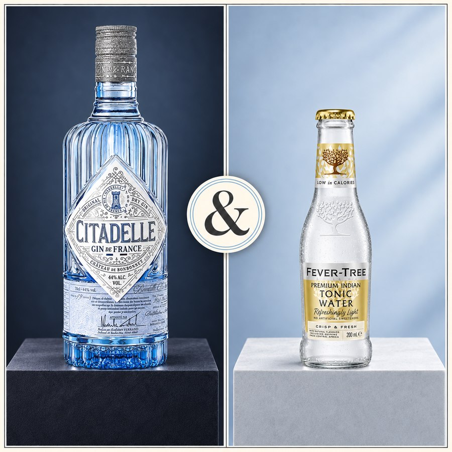Citadelle Gin & Fever Tree Premium Indian Tonic Water (4/5)