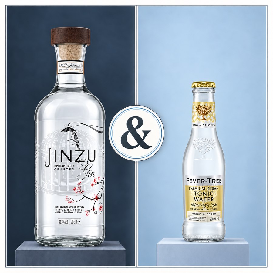 Jinzu Gin & Fever Tree Indian Tonic (4/5)