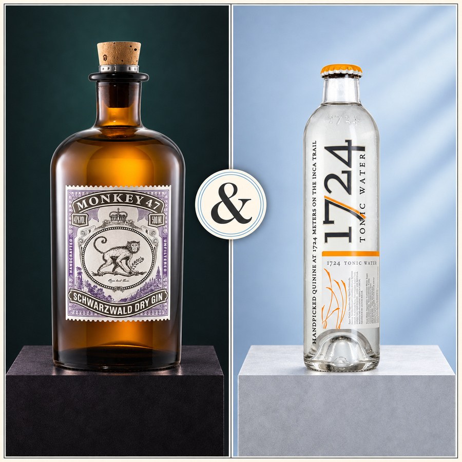 Monkey 47 Dry Gin & 1724 Tonic Water (5/5)