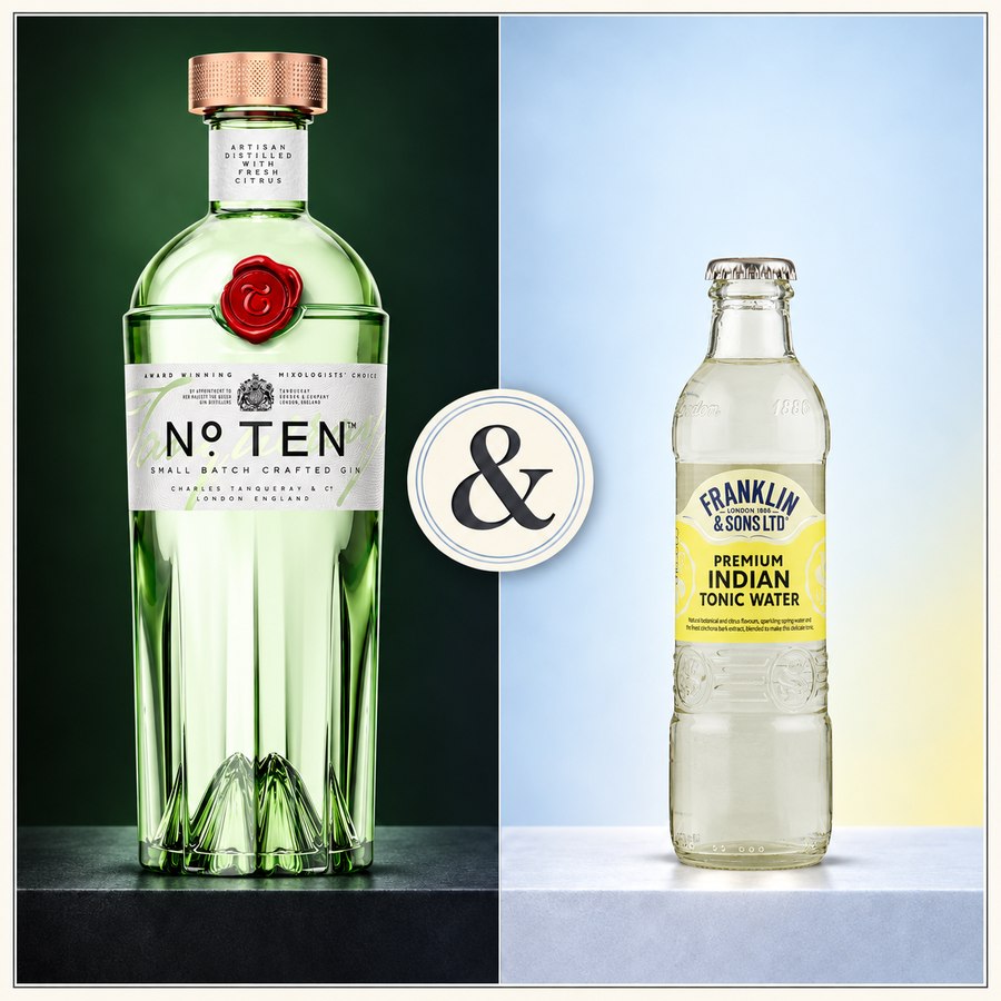 Tanqueray No. Ten Gin & Franklin & Sons Premium Indian Tonic Water (5/5)