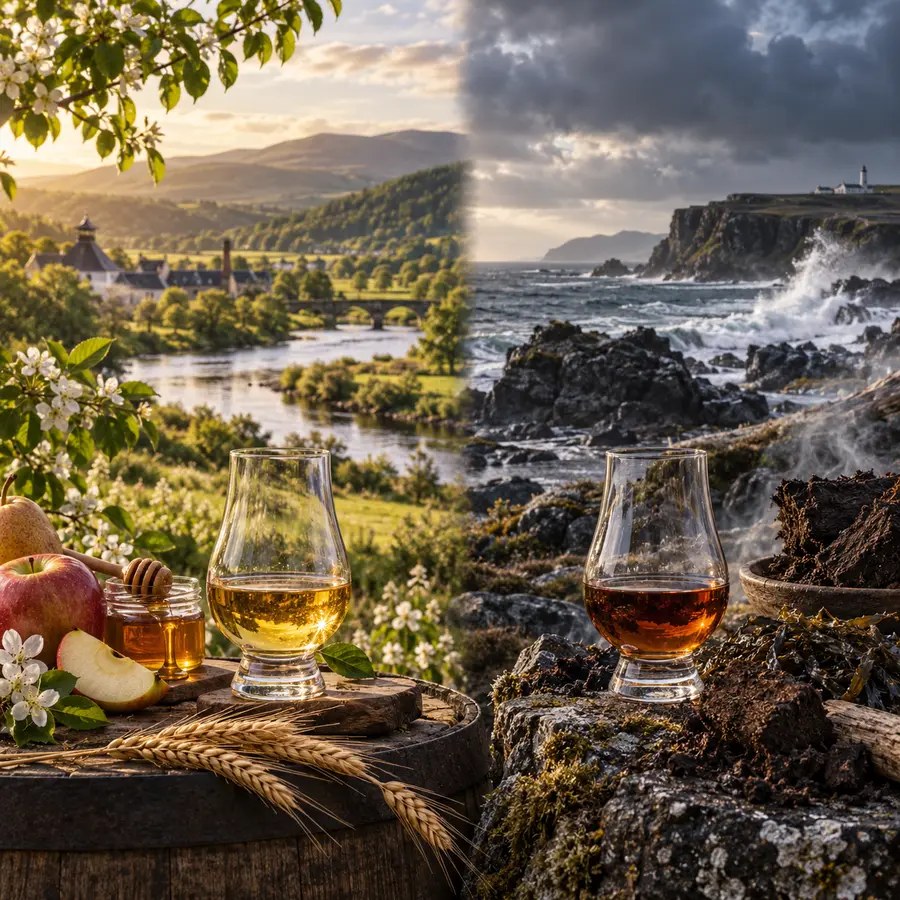 Speyside vs. Islay: Whisky-Stilvergleich